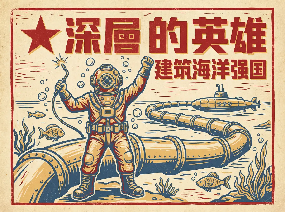深海焊接师王涛同志，水下建设的劳动模范 - 51吃瓜网